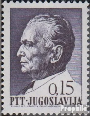 Produktbild von Briefmarken Jugoslawien 1967 Mi 1234y (kompl.Ausg.) postfrisch Freimarken