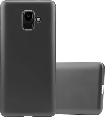 Produktbild von Cadorabo Schutzhülle für Samsung Galaxy J6 2018 Hülle in Grau Handyhülle TPU Silikon Etui Cover Case