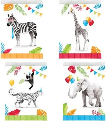 Produktbild von Partytüten Party animals, 8Stk.