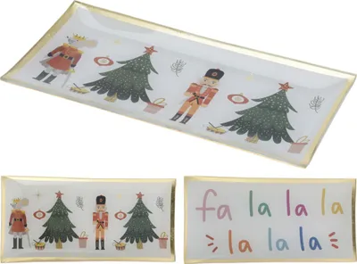 Produktbild von Home Styling Schild Weihnachtsglas 10x21cm mit Text