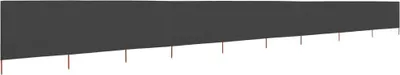 Immagine prodotto di vidaXL Set di 9 teli frangivento 1200 x 160 cm antracite