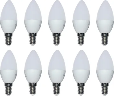 Produktbild von 10 x LED Glühlampe Glühbirne Kerze E14 4W Ersatz für 30W 320lm 3000K 230V
