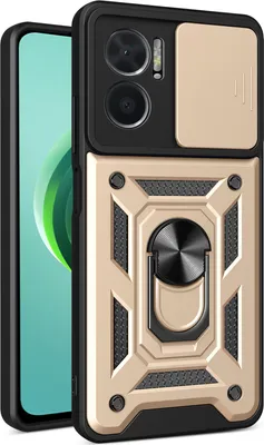 Produktbild von Redmi 10 5G Hülle mit Ring Ständer Halter Dia Kameraschutz TPU PC Schutzhülle für Xiaomi Redmi 10 5G Gold