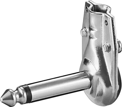 Produktbild von Goobay Klinkenstecker - 6,35 mm - mono, Metallausführung; abgewinkelt