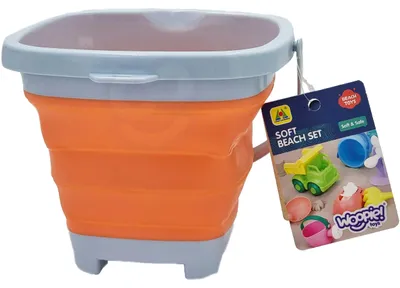 Obrázek produktu pro WOOPIE Skládací Kbelík Čtvercový Oranžový