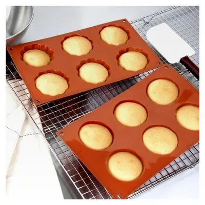 Produktbild von Brioche-Form aus Silikon, 6 Mulden