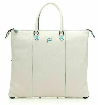 Produktbild von Schultertasche Gabs G3 Plus L Ruga Weiß 100% Leder