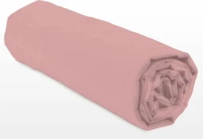 Zdjęcie produktu dla Prześcieradło z gumką 160x200+25 cm, Puderowy róż, 100% bawełna, LOVELY HOME LH71631