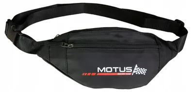Produktbild von MOTUS Bauchtasche Schwarz – Wasserdichte Gürteltasche Uni, Leicht, Verstellbar, Ideal für Sport, Reisen & Alltag