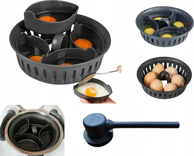 Zdjęcie produktu dla Wkładka 2w1 do gotowania jajek na parze w Thermomix atest BPA Free