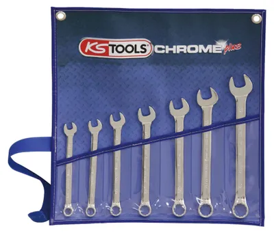 Image de KS TOOLS CHROMEplus Jeu de clés mixtes, coudées, 7 pces pouces ( 518.3020 )