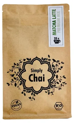 Produktbild von Simply Chai  & Vegan Matcha Latte Mix 200g – Mild,  & Fair