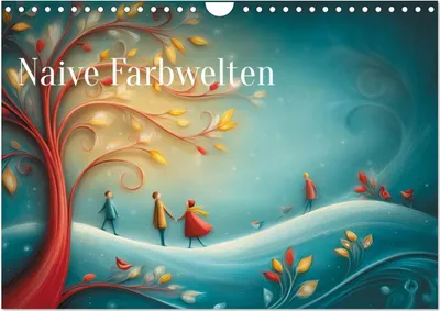 Produktbild von Naive Farbwelten (Wandkalender 2027 DIN A4 quer), CALVENDO Monatskalender