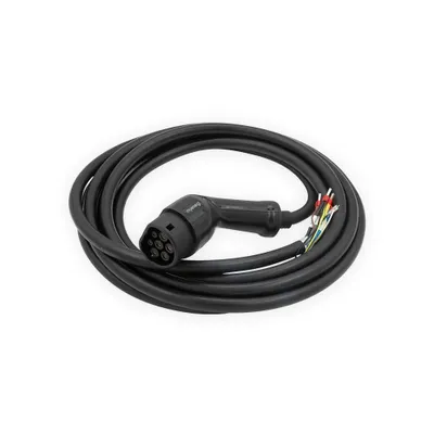 Produktbild von Myenergi Zappi V2 Ladekabel Typ 2 mit offenes Ende - 6,5M - Weiß