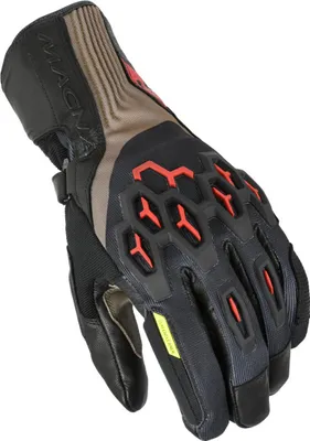 Immagine prodotto di Guanti da moto impermeabili Macna Brawler RTX, neri/beige, taglia L