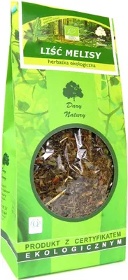 HERBATKA LIŚĆ MELISY BIO 100 g - DARY NATURY