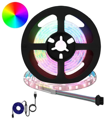 Produktbild von vidaXL LED-Streifen 12 stk. Schwarz und Transparent