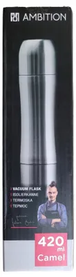 Produktbild von Ambition Thermoskanne Silber 420ml mit 2 Bechern