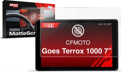 Zdjęcie produktu dla Matowa folia ochronna do wyświetlacza w motocyklu CFMOTO Goes Terrox 1000 7", Grizz Protector