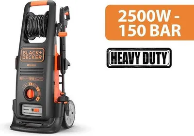 Obrázek produktu pro Vysokotlaký čistič BLACK+DECKER BXPW2500DTS - 150 bar - 2500 W - Max. průtok 810 l/h