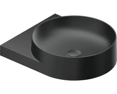 Image de Lavabo RAVAK Yard céramique noir 400 x 500 x 125 mm XJX0D040000