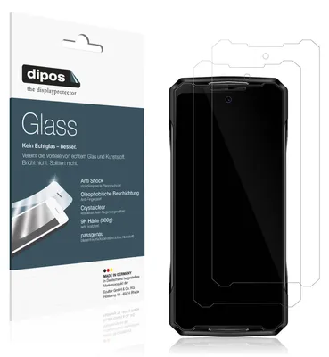 Obrázek produktu pro 2x ochranná fólie pro Doogee DK10 - Anti-Shock 9H Film dipos Glass Plastic Glass