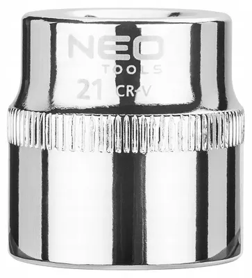 Produktbild von NEO TOOLS 08-121 Kurze Sechskant-Stecknuss 21 mm