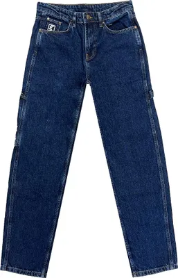 Produktbild von Karl Kani Herren Jeans Retro Baggy Workwear Denim rinse blue 30