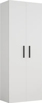 Produktbild von Masseno Garderobe-Set MODULO 80/204/40 cm Modern Garderobenschrank Weiß