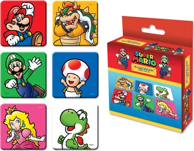 Zdjęcie produktu dla ak tronic Software & Services 70127, Kwadrat, Korek, Wielobarwny, Obraz, Nintendo Mario and his friends