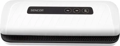 Produktbild von SENCOR SVS 1010WH Vakuovačka, Výkon kompresoru 12 L / min /-0,8 bar, Maximální šířka rolek a fólií: 30 cm, součástí balení 5 vakuových sáčků 20 × 30 cm, 1 Vakuová folie 20 × 200 cm