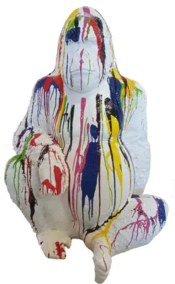 Produktbild von Designer Figur Statue Moderne Figuren Statuen Dekoration Deko Gorilla Garten Neu