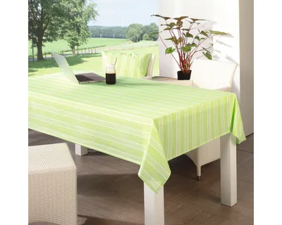 Produktbild von Outdoor Tischdecke Bilbao apfelgrün 130 x 160 cm