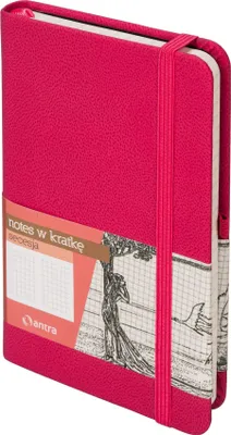 Immagine prodotto di Quaderno A7 con gomma Secession check rosa