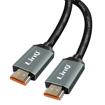 Zdjęcie produktu dla Kabel HDMI 2.1 8K 120Hz Ultra HD, długość 1,5 m, HD-8K15 LinQ - Czarny