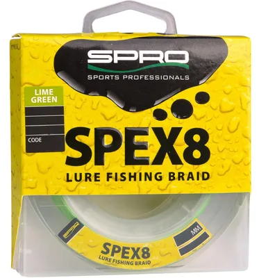 Produktbild von Spro Spex8 Braid Lime Green - 150m geflochtene Angelschnur, Durchmesser/Tragkraft:0.09mm / 5.9kg