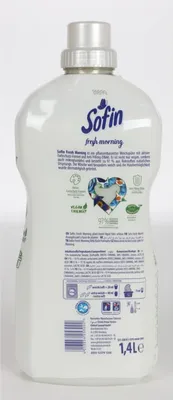 Produktbild von Sofin Weichspüler 1,4L Fresh Morning Vegan Duft Frische Kleidung Waschmittel