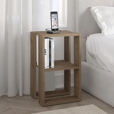 Produktbild von Nachttisch Houseland Lonie, dunkles Eiche
