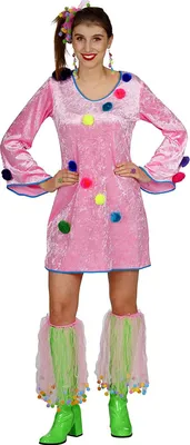 Produktbild von Candy Clown Kleid Karneval Faschingskostüm Damen Größe: 32-34