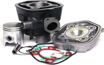 Image de Kit cylindre + culasse 70 cm³ 47 mm pour Minarelli LC à plat, Aprilia Rally SR Area 51 / MBK YQ Nitro / Yamaha Aerox Jog