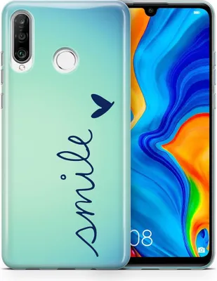 Produktbild von Handyhülle für Apple Serie Google Pixel Schutz Case Cover Bumper Etui Ultra Dünn, Modell:Apple iPhone 12 / 12 Pro, Motiv auswählen:Smile Blau