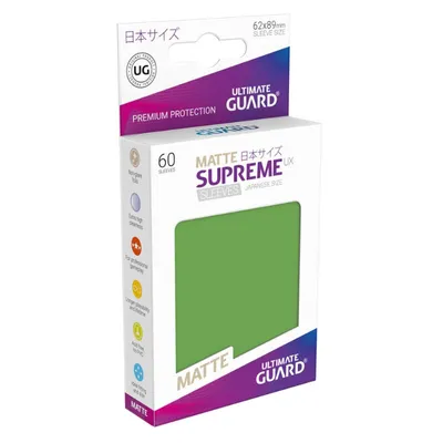 Immagine prodotto di UGD010592 - Supreme UX 60 buste per carte formato giapponese, verde opaco