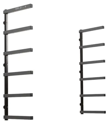 Zdjęcie produktu dla BORA PBR-006B Półka wspornikowa Półka ścienna 32 x 100 cm 6 poziomów, każdy z obciążeniem do 50 kg
