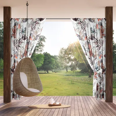 Produktbild von Wasserfester Terassenvorhang GARTEN 21 155X200 Stangendurchzug