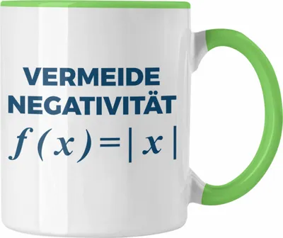 Produktbild von Trendation - Mathelehrer Tasse Mathematiker Physik Tassen Spruch Lustig Kaffeetasse Physiker Geschenk Mathestudent (Grün)