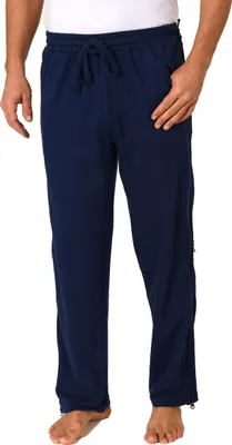Produktbild von Herren Rehahose mit seitlichen 4-Wege Reißverschluß Jogginghose für Reha, Physio, Gipsbein ; marine , M