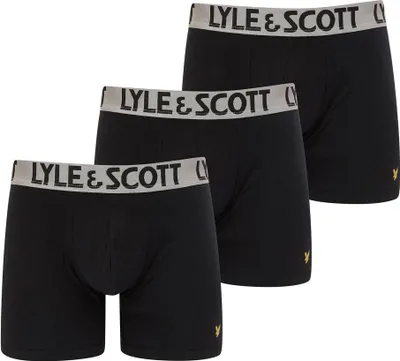 Image de Lyle & Scott Christopher 3-Pack Boxers Noir - Grand S