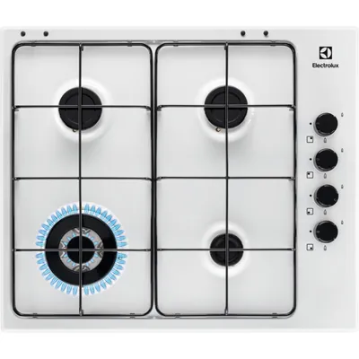 Obrázok produktu pre Electrolux EGS6414W, Biela, Vstavaný, 60 cm, Plynový, 4 zone(s), 4 zone(s)