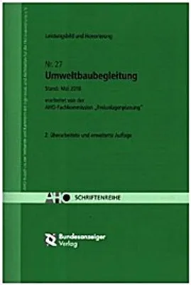 Obrázok produktu pre Umweltbaubegleitung - Leistungsbild und Honorierung