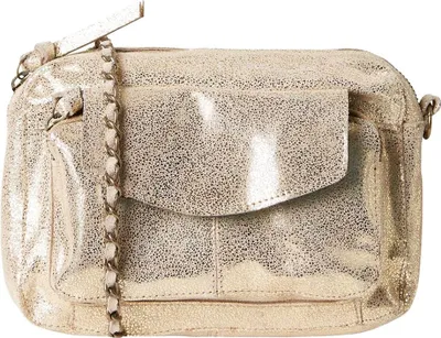 Produktbild von Pieces Naina Leather Tasche Golden Golden One Size